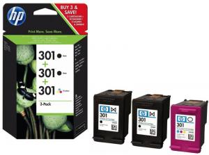 HP TINTAPATRON E5Y87EE (301) TRIO PACK (2 BLACK+1 COLOR)