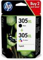 HP tintapatron 6ZA94AE (305XL) fekete és color csomag