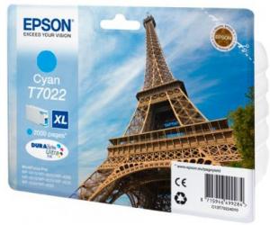 EPSON TINTAPATRON T7022 XL CYAN 2k