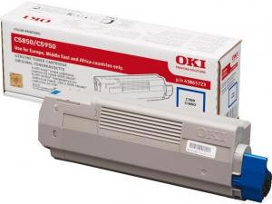 OKI TONER 43865723 (C5850/5950) CYAN 6k